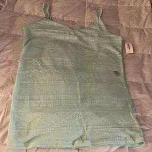 AERIE SUPER CUTE STRETCH MINT TANK TOP CAMI W/ADJUSTABLE STRAPS XL WOMEN